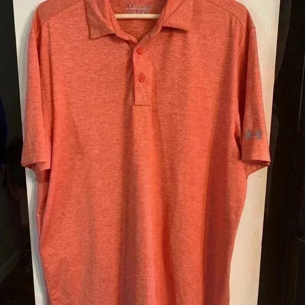 Under Armour Heat Gear Men’s Polo size L great for Golf or the Office